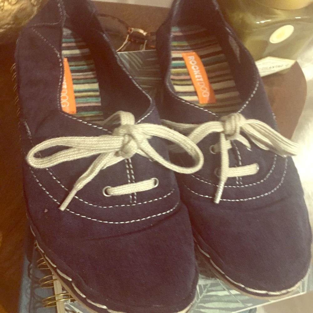 Suede rocket dog shoes!